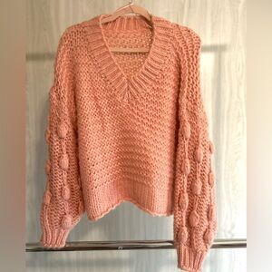 Oversized Pink Sweater